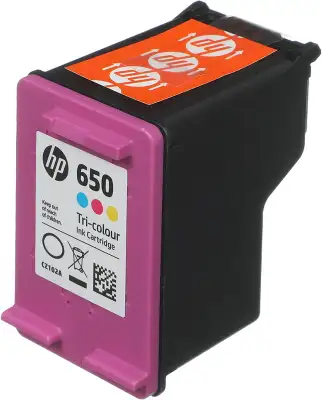 Картридж струйный HP 650 CZ102AE/AK многоцветный печ.гол.в компл. (200стр.) для HP DJ IA 2515/2516