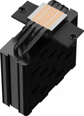Устройство охлаждения(кулер) Deepcool AG400 Bk ARGB Soc-AM5/AM4/1200/1700/1851 черный/белый 4-pin 31.6dB Al+Cu 220W 614gr Ret (R-AG400-BKANMC-G-2)