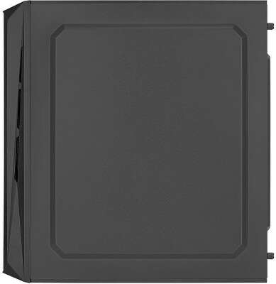 Корпус AeroCool CS-107-A-BK-v2, черный, mATX, Без БП (CS-107-A-BK-v2 )