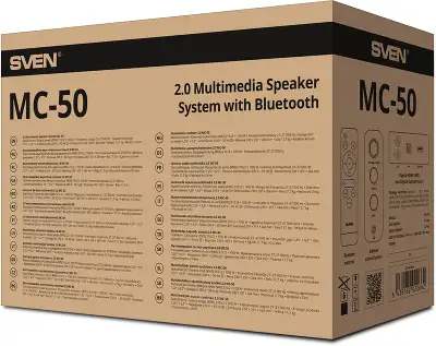 Колонки Sven MC-50 2.0 черный 210Вт BT
