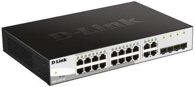Коммутатор D-Link DGS-1210-16/G2A Настраиваемый L2 коммутатор с 16 портами 10/100/1000Base-T и 4 комбо-портами 100/1000Base-T/SFP