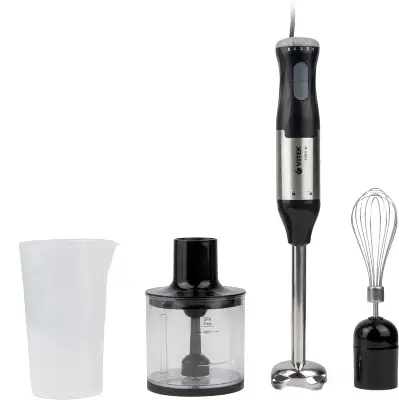 Блендер погружной Vitek VT-3425 1000Вт черный/серебристый