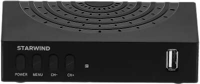 Ресивер DVB-T2 Starwind CT-240 черный