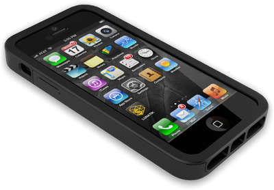 Чехол для iPhone 5/5S LunaTik FLAK, Black/Black [FLK5-001]
