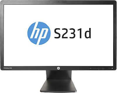 Монитор 23" HP S231d черный IPS