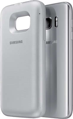 Аккумулятор-чехол Samsung для Samsung Galaxy S7 Backpack, серебристый (EP-TG930BSRGRU)