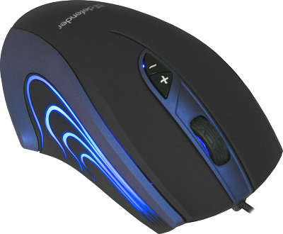 Мышь Defender Gaming GMX-1800 Black-Blue, USB