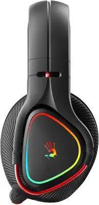 Наушники с микрофоном A4Tech Bloody MR710 черный 1.5м мониторные BT/Radio оголовье (MR710 BLACK)