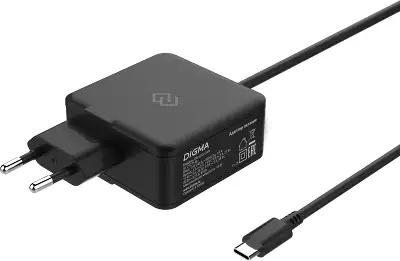 Блок питания Digma DM-U65-GAN автоматический 65W 5V-20V 3.25A от бытовой электросети