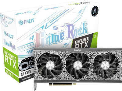 Видеокарта Palit NVIDIA nVidia GeForce RTX 3070Ti GameRock OC 8Gb DDR6X PCI-E HDMI, 3DP