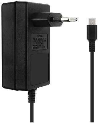 Блок питания Gembird NPA-DC4 для Raspberry Pi 4B, Черный, 5.1V, 3A, 15.3Вт, Кабель 1.5 m, USB Type-C output jack