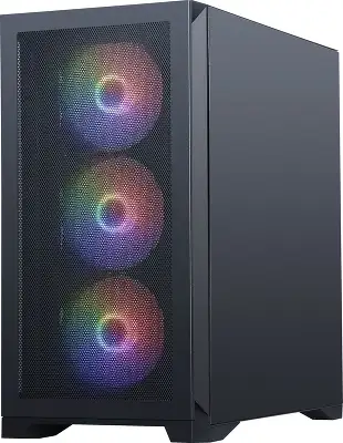 Корпус Accord AM08 черный без БП mATX 4x120mm 2x140mm 2xUSB2.0 1xUSB3.0 audio bott PSU