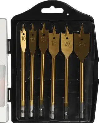 Набор сверл Matrix 70445 по дереву (6пред.) для дрелей