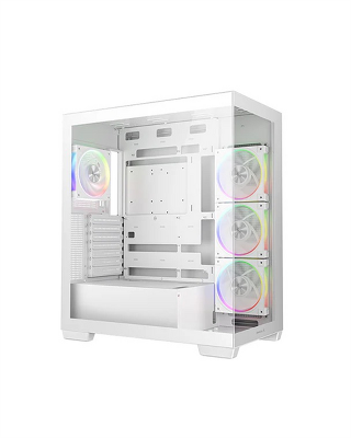 корпус Deepcool CG580 4F V2 WH без БП, боковое окно (панорама), 4x120mm ARGB PWM вентилятора, белый, ATX (R-CG580-WHADA4-G-2)