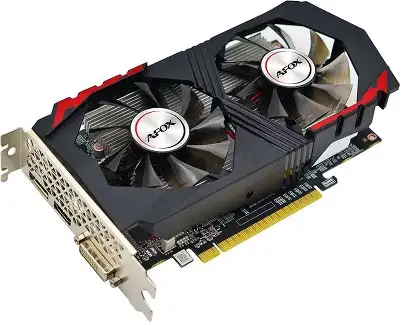 Видеокарта Afox PCI-E 3.0 AF1050TI-4096D5H5-V6 NVIDIA GeForce GTX 1050TI 4Gb 128bit GDDR5 1291/7000 DVIx1 HDMIx1 DPx1 HDCP Ret