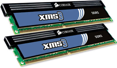 Набор памяти DDR-III DIMM 2*2048Mb DDR1600 Corsair [CMX4GX3M2A1600C9]