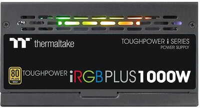 Блок питания Thermaltake ATX 1000W Toughpower iRGB Plus ( DIGITAL) 80+ gold 24pin APFC 140mm fan color LED 12xSATA Cab Manag RTL