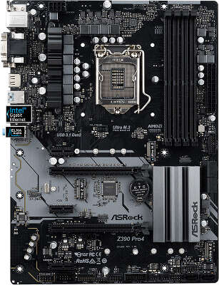 Материнская плата ATX LGA1151v2 ASRock Z390 Pro4