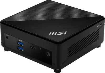 Неттоп MSI Cubi 5 12M-067BRU i5 1235U (1.3) Iris Xe без ОС 2.5xGbitEth+1xGbitEth WiFi BT 65W черный (936-B0A811-067)
