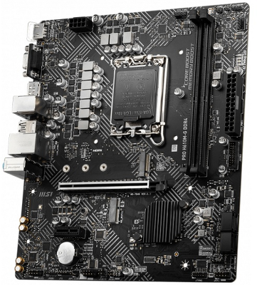 Материнская плата MSI PRO H610M-G DDR4 0,LGA1700,2DDR4,1PCI-Ex16,1PCI-Ex1,2M.2(KEY M+KEY E),4SATA