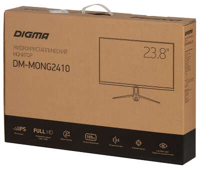 Монитор 24" Digma Gaming DM-MONG2410 IPS FHD D-Sub, HDMI, DP