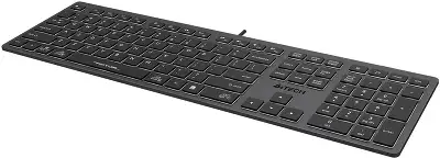 Клавиатура A4Tech Fstyler FX60 серый USB slim LED (FX60 GREY / WHITE)