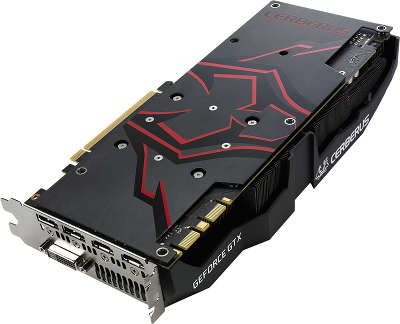 Видеокарта ASUS nVidia GeForce GTX1070Ti CERBERUS 8Gb DDR5 PCI-E DVI, 2HDMI, 2DP