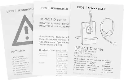 Наушники с микрофоном Epos Sennheiser D30 Phone черный накладные оголовье (1000987)