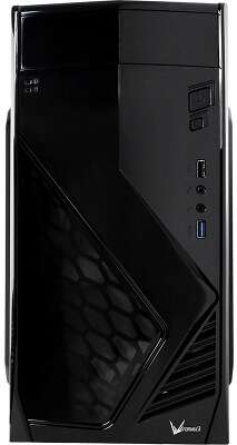 Корпус MiniTower FORMULA (AEROCOOL) CS-102 black (mATX, без БП, 2xUSB Type-A) (CS-102 black (F))