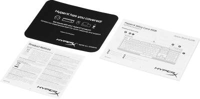 Клавиатура HyperX Alloy Core RGB черный USB Multimedia for gamer LED (4P4F5AA)