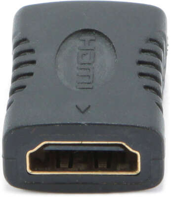 Переходник HDMI-HDMI Cablexpert A-HDMI-FF, 19F/19F, золотые разъемы, пакет