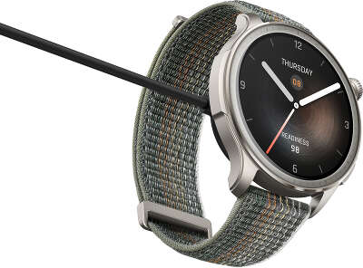 Смарт-часы Amazfit Balance A2287 46мм 1.5" AMOLED корп.серый рем.серый разм.брасл.:150-210мм (1746352)