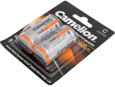 Camelion  C- 3500mAh Ni-Mh BL-2 (NH-C3500BP2, аккумулятор,1.2В)  (2 шт. в уп-ке) 