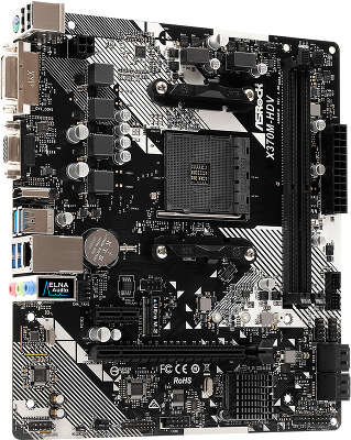 Материнская плата mATX LGAAM4 ASRock X370M-HDV R4.0