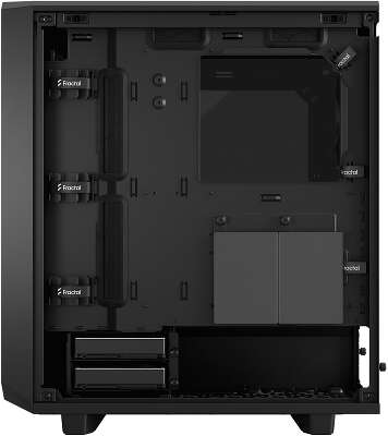Корпус Fractal Design Meshify 2 Compact Dark, черный, ATX, Без БП (FD-C-MES2C-02)