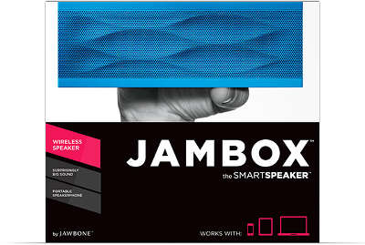 Беспроводная акустическая система Jawbone Jambox, синяя [JBE06a-EMEA]