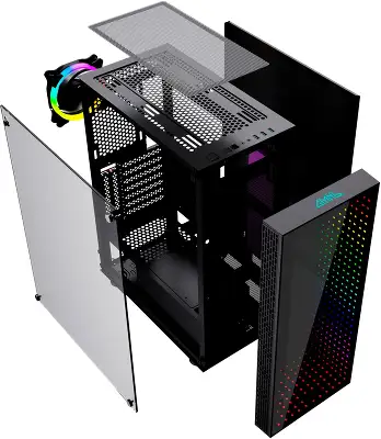 Корпус GMNG GG-CC120 черный без БП ATX