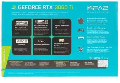 Видеокарта KFA2 NVIDIA nVidia GeForce RTX 3060Ti CORE 8Gb DDR6X PCI-E HDMI, 3DP
