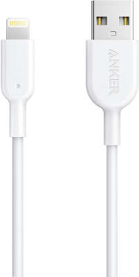 Кабель Anker PowerLine II USB to Lightning Cable, 0.9 м, кевлар, белый [A8432H21]