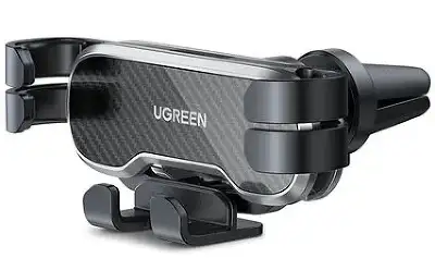 Подставка-держатель UGREEN LP228 (80539)  Gravity Phone Holder for Car автомобильная. Цвет: черный