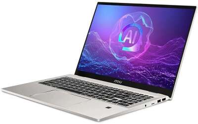 Ноутбук MSI Prestige A16 AI+ A3HMG-083RU AMD Ryzen AI 9 365/32Gb/SSD1Tb/16"/OLED/WQUXGA/3840x2400/Win11/Urban Silver (9S7-159K32-083)