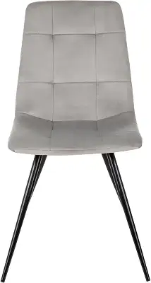 Стул для дома Бюрократ CH-K1_4 комплект 4шт св.серый Holland 09 металл черный на ножках (CH-K1_1/HL09_4)