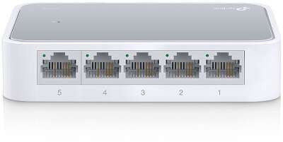 Коммутатор TP-LINK TL-SF1005D 5 портов (5x100Mbs, неуправляемый, настольный, L2, корпус-пластик) (TL-SF1005D)