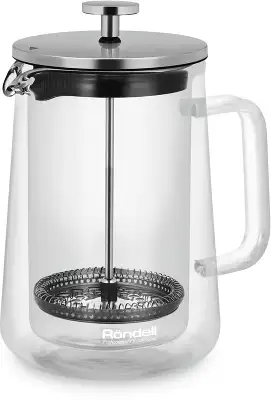 Френч-пресс Rondell Eletto RDS-1824 1л прозрачный
