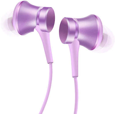 Наушники с микрофоном Xiaomi Mi Piston Fresh Edition, Matte Purple