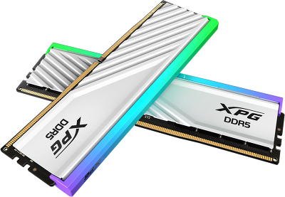 Оперативная память ADATA LANCER BLADE RGB DDR5 DIMM 32GB 6400MHz 2*16GB 32-39-39 1.4V WHITE DUAL TRAY