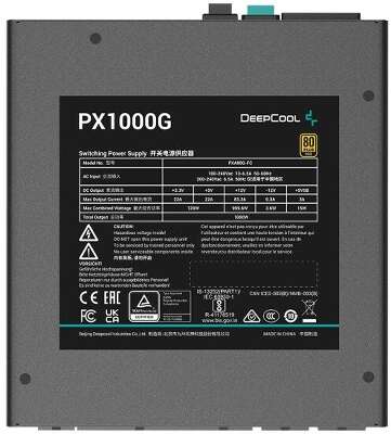 Блок питания 1 кВт ATX Deepcool PX1000G, 135 мм, 80 Plus Gold