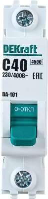Авт. выкл. 1Р 16А х-ка C ВА-101 4,5кА DEKraft