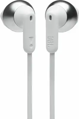 Гарнитура вкладыши JBL Tune 215BT белый беспроводные bluetooth шейный обод (JBLT215BTWHT)