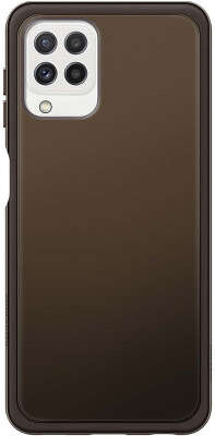 Чехол (клип-кейс) Samsung для Samsung Galaxy A22 Soft Clear Cover черный (EF-QA225TBEGRU)